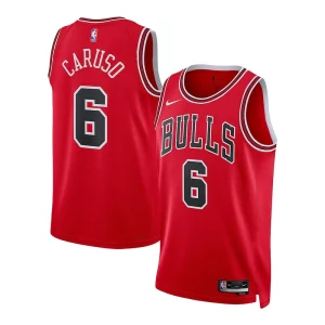 Alex Caruso Chicago Bulls Nike Unisex Swingman Jersey Association Edition Stylish Red Great for Fans