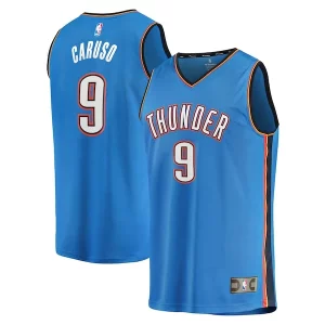 Alex Caruso Oklahoma City Unique Thunder Youth Fast Break Replica Player Jersey Icon Edition Blue Great for Fans