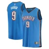 Alex Chic Caruso Oklahoma City Thunder Fast Break Replica Player Jersey Icon Edition Blue for Basketball Enthusiasts