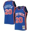Allan Houston New Unique York Knicks Hardwood Classics Swingman Jersey Blue Ideal for Collectors