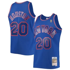 Allan Houston New York Knicks 1996/97 Throwback Dark Fabulous Swingman Jersey Blue Perfect for Game Day