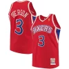 Allen Iverson Philadelphia 76ers 1996/97 Hardwood Classics Authentic Jersey Unique Red/Black/White Ideal for Collectors