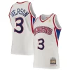 Allen Iverson Philadelphia 76ers 1996/97 Hardwood Classics Authentic Jersey White Trendy Perfect for Game Day