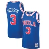 Allen Iverson Philadelphia 76ers 1996/97 Hardwood Classics Stylish Swingman Jersey Royal Must - Have for Jerseys Lovers