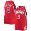 Allen Iverson Philadelphia 76ers Gorgeous Big & Tall 1996/97 NBA 75th Anniversary Diamond Swingman Jersey Red Ideal for Collectors