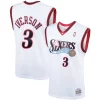 Allen Iverson Philadelphia 76ers Hardwood Premium Classics Swingman Jersey White/Royal for Basketball Enthusiasts