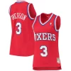 Allen Iverson Philadelphia 76ers Women's 2002/03 Hardwood Classics Swingman Jersey Red Eye - catching Perfect for Game Day