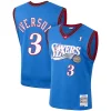 Allen Iverson Philadelphia Elegant 76ers 1999/2000 Hardwood Classics Swingman Jersey Royal Ideal for Collectors