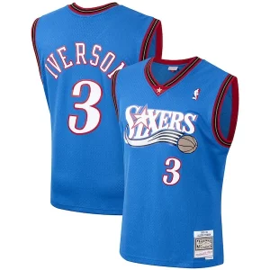 Allen Iverson Philadelphia Elegant 76ers 1999/2000 Hardwood Classics Swingman Jersey Royal Ideal for Collectors