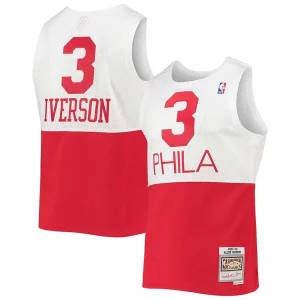 Allen Iverson Philadelphia Stylish 76ers 2003/2004 Hardwood Classics Swingman Jersey White/Red Must - Have for Jerseys Lovers