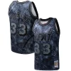 Alonzo Mourning Miami Heat Hardwood Classics 1996/97 Tie Dye Swingman Jersey Fabulous Black Perfect for Game Day