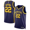 Andrew Wiggins Golden State Warriors Jordan Brand Unisex Swingman Jersey Statement Edition Stylish Navy for Basketball Enthusiasts