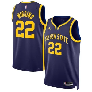 Andrew Wiggins Golden State Warriors Jordan Brand Unisex Swingman Jersey Statement Edition Stylish Navy for Basketball Enthusiasts
