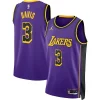Anthony Davis Fabulous Los Angeles Lakers Jordan Brand Unisex Swingman Jersey Statement Edition Purple for Basketball Enthusiasts