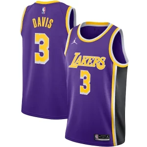 Anthony Davis Los Angeles Lakers Stylish Jordan Brand 2020/21 Swingman Jersey Statement Edition Purple for Basketball Enthusiasts
