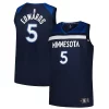 Anthony Edwards Minnesota Timberwolves Big & Tall Fast Break Jersey Unique Icon Edition Navy for Basketball Enthusiasts