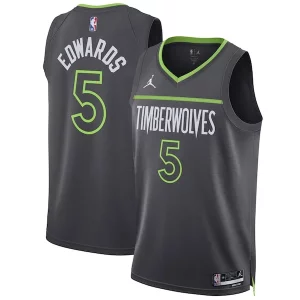 Anthony Edwards Minnesota Timberwolves Jordan Brand Unisex Swingman Jersey Statement Edition Unique Charcoal Ideal for Collectors