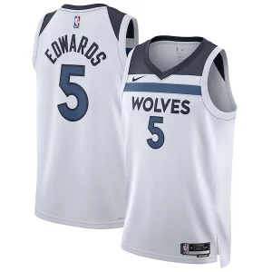 Anthony Edwards Minnesota Timberwolves Nike Unisex Swingman Jersey Association Fabulous Edition White Perfect for Game Day