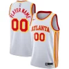 Atlanta Hawks Nike 2020/21 Swingman Custom Jersey Association Edition White Chic Ideal for Collectors