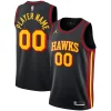 Atlanta Unique Hawks Jordan Brand Swingman Custom Jersey Statement Edition Black Ideal for Collectors
