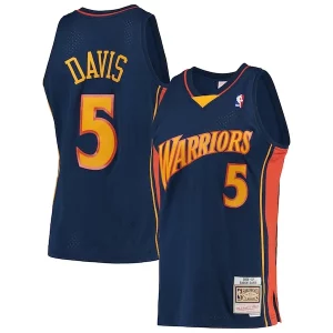 Baron Unique Davis Golden State Warriors 2006/07 Hardwood Classics Swingman Jersey Navy for Basketball Enthusiasts