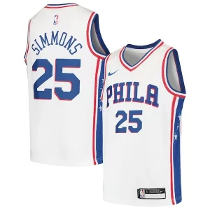 Ben Premium Simmons Philadelphia 76ers Nike Youth Swingman Jersey White/Royal Perfect for Game Day