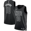 Ben Simmons Brooklyn Nets Jordan Elegant Brand Unisex Swingman Jersey Statement Edition Black Must - Have for Jerseys Lovers