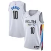 Ben Simmons Brooklyn Nets Nike Unisex 2022/23 Swingman Jersey Elegant City Edition White for Basketball Enthusiasts