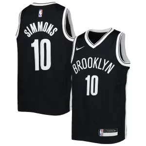 Ben Simmons Brooklyn Nets Nike Youth Swingman Jersey Icon Premium Edition Black for Basketball Enthusiasts