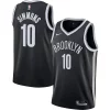 Ben Simmons Brooklyn Nets Stylish Nike 2021/22 Swingman Jersey Icon Edition Black Must - Have for Jerseys Lovers