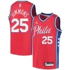 Ben Simmons Trendy Philadelphia 76ers Jordan Brand Youth 2020/21 Swingman Player Jersey Statement Edition Red Must - Have for Jerseys Lovers