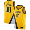 Bennedict Mathurin Indiana Pacers Jordan Brand Chic Unisex Swingman Jersey Statement Edition Gold Perfect for Game Day
