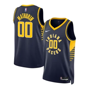 Bennedict Mathurin Indiana Pacers Nike Unisex Swingman Jersey Association Edition Fabulous Navy Ideal for Collectors