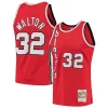 Bill Walton Portland Trail Blazers 1976/77 Stylish Hardwood Classics Swingman Jersey Red Great for Fans