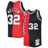 Bill Walton Portland Trail Blazers Hardwood Classics 1976/77 Split Swingman Jersey Chic Red/Black Great for Fans