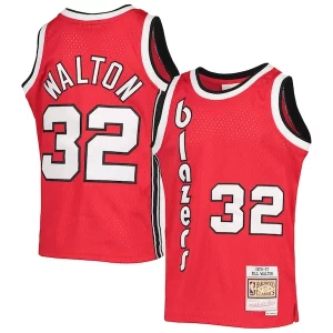 Bill Walton Portland Trail Blazers Youth 1976/77 Hardwood Classics Swingman Jersey Trendy Black Perfect for Game Day