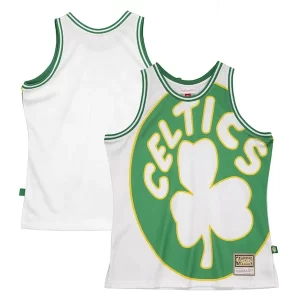 Boston Celtics Hardwood Classics Blown Out Fashion Chic Jersey White Perfect for Game Day