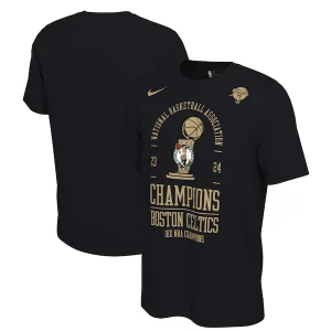 Boston Celtics Nike 18 Time NBA Finals Champions Locker Room T Shirt Black Trendy Must - Have for Jerseys Lovers