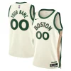 Boston Celtics Nike Unisex 2023/24 Chic Custom Swingman Jersey White City Edition Ideal for Collectors