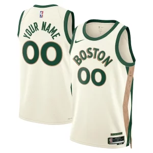 Boston Celtics Nike Unisex 2023/24 Chic Custom Swingman Jersey White City Edition Ideal for Collectors