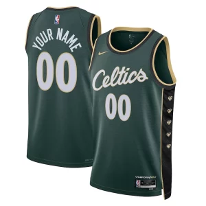 Boston Unique Celtics Nike Unisex 2022/23 Swingman Custom Jersey City Edition Kelly Green Great for Fans