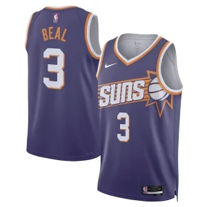 Bradley Beal Phoenix Suns Chic Nike Unisex Swingman Jersey Icon Edition Purple Must - Have for Jerseys Lovers