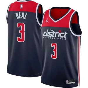 Bradley Beal Washington Wizards Jordan Brand Unisex Swingman Jersey Statement Edition Gorgeous Navy Great for Fans