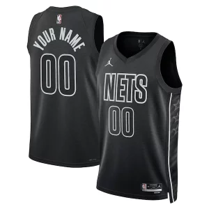 Brooklyn Nets Gorgeous Jordan Brand Unisex 2022/23 Swingman Custom Jersey Statement Edition Black for Basketball Enthusiasts