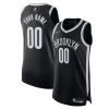 Brooklyn Nets Nike 2021/22 Unique Diamond Authentic Custom Jersey Icon Edition Black Ideal for Collectors