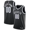 Brooklyn Nets Nike Swingman Custom Jersey Black Icon Edition Gorgeous Ideal for Collectors