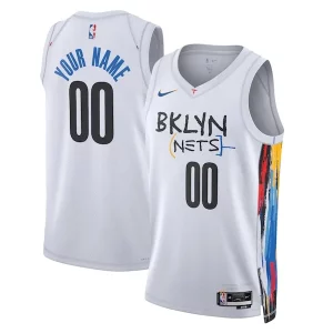 Brooklyn Nets Nike Unisex 2022/23 Swingman Custom Jersey City Trendy Edition White Great for Fans