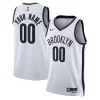 Brooklyn Nets Nike Unisex Elegant Swingman Custom Jersey White Association Edition Great for Fans