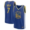 Buddy Chic Hield Golden State Warriors Fast Break Replica Player Jersey Icon Edition Royal Must - Have for Jerseys Lovers