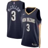 C.J. Gorgeous McCollum New Orleans Pelicans Nike Unisex Swingman Jersey Icon Edition Navy Ideal for Collectors
